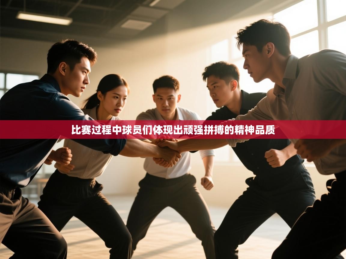 比赛过程中球员们体现出顽强拼搏的精神品质